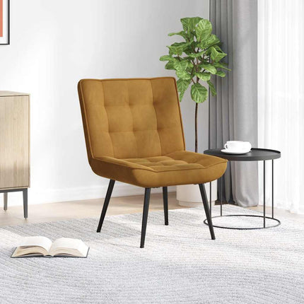 Vilstol brun 64x74x84 cm sammet