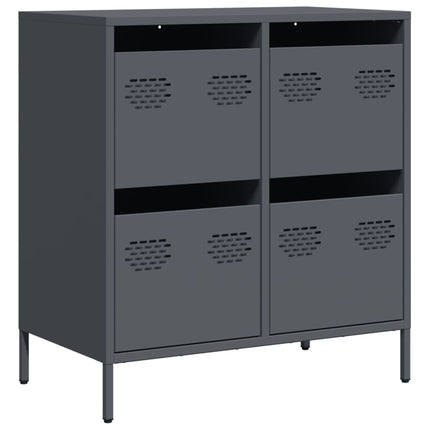 Skänk antracit 68x39x73,5 cm kallvalsat stål