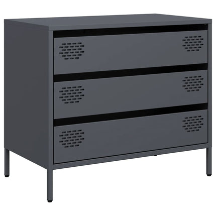 Skänk antracit 68x39x58,5 cm kallvalsat stål
