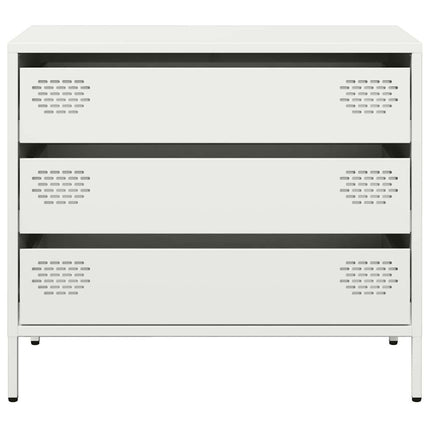 Skänk vit 68x39x58,5 cm kallvalsat stål