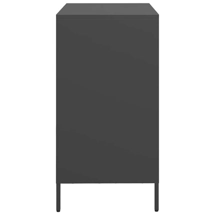 Skänk svart 68x39x73,5 cm kallvalsat stål