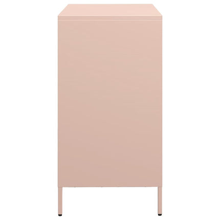 Skänk rosa 68x39x73,5 cm kallvalsat stål