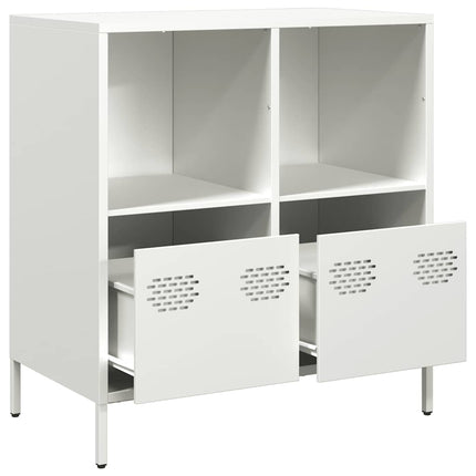 Skänk vit 68x39x73,5 cm kallvalsat stål