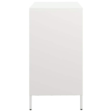 Skänk vit 68x39x73,5 cm kallvalsat stål