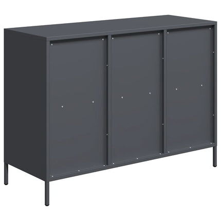 Skänk antracit 101,5x39x73,5 cm kallvalsat stål