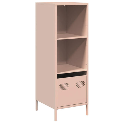 Högskåp rosa 35x39x103,5 cm stål
