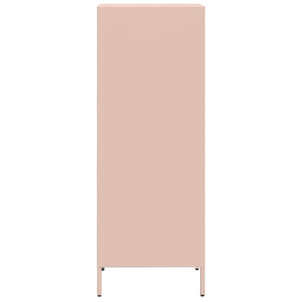 Högskåp rosa 35x39x103,5 cm stål