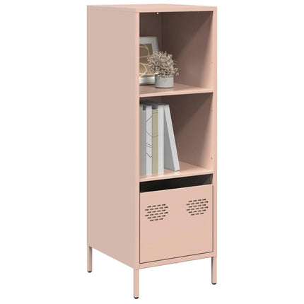 Högskåp rosa 35x39x103,5 cm stål