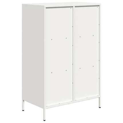 Högskåp vit 68x39x103,5 cm stål