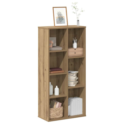 Bokhylla ek 50x25x105 cm konstruerat trä