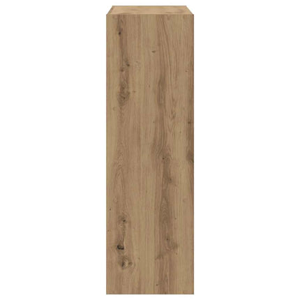 Bokhylla ek 102x32x102 cm konstruerat trä