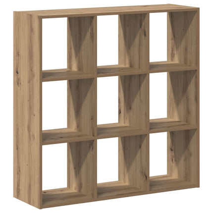 Bokhylla ek 102x32x102 cm konstruerat trä