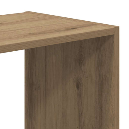 Bokhylla ek 102x32x102 cm konstruerat trä