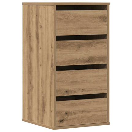 Byrå ek 40x41x76 cm konstruerat trä