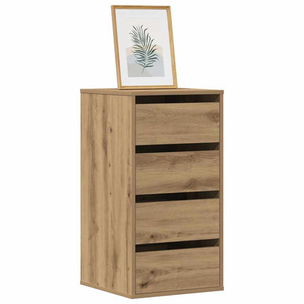 Byrå ek 40x41x76 cm konstruerat trä