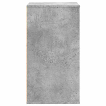 Byrå betonggrå 60x41x76 cm konstruerat trä