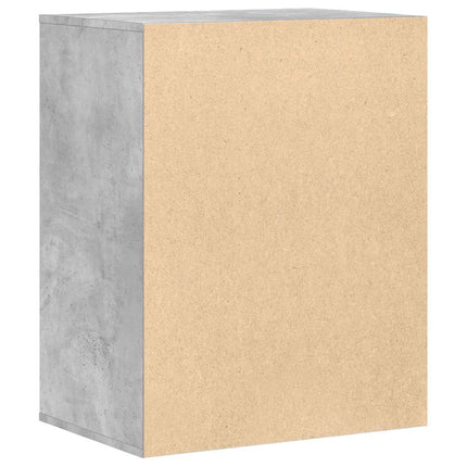 Byrå betonggrå 60x41x76 cm konstruerat trä
