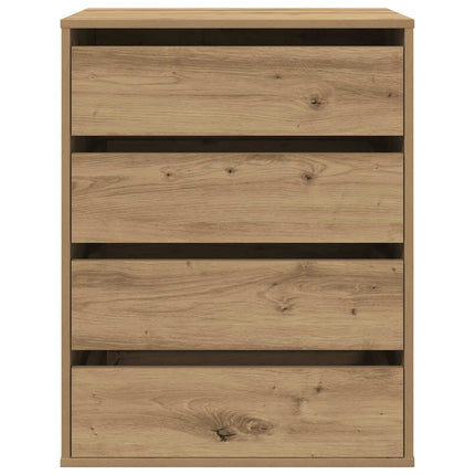 Byrå ek 60x41x76 cm konstruerat trä