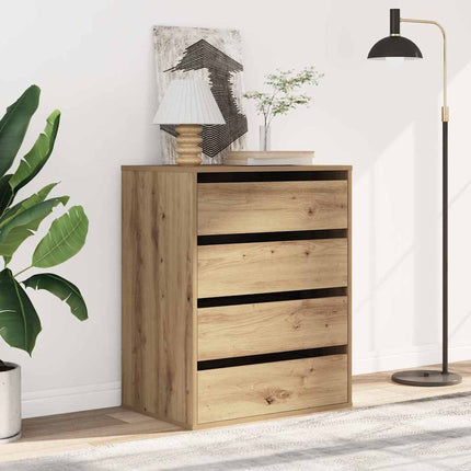 Byrå ek 60x41x76 cm konstruerat trä