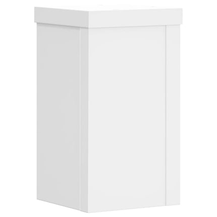 Växtställ 2 st vit 10x10x18 cm konstruerat trä
