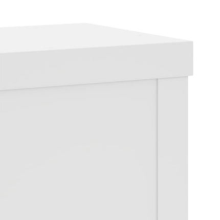 Växtställ 2 st vit 10x10x18 cm konstruerat trä