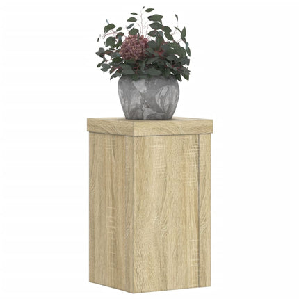 Växtställ 2 st sonoma ek 10x10x18 cm konstruerat trä