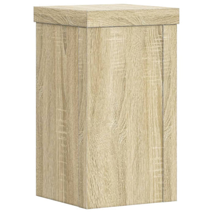 Växtställ 2 st sonoma ek 10x10x18 cm konstruerat trä
