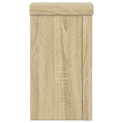 Växtställ 2 st sonoma ek 10x10x18 cm konstruerat trä
