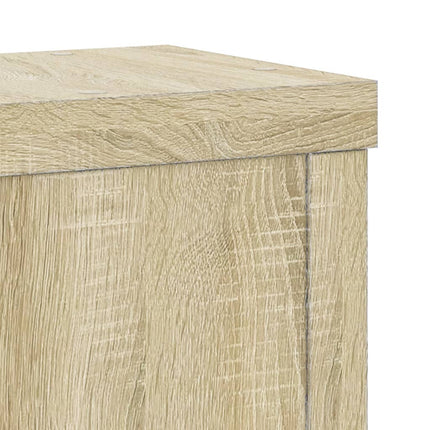 Växtställ 2 st sonoma ek 10x10x18 cm konstruerat trä
