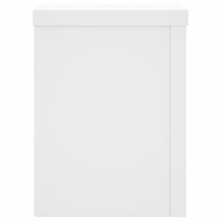 Växtställ 2 st vit 15x15x20 cm konstruerat trä