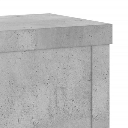 Växtställ 2 st betonggrå 15x15x20 cm konstruerat trä