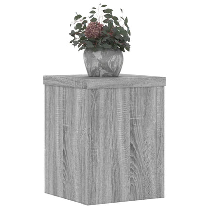 Växtställ 2 st grå sonoma 15x15x20 cm konstruerat trä