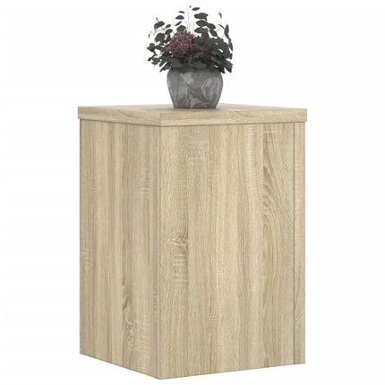 Växtställ 2 st sonoma ek 20x20x30 cm konstruerat trä