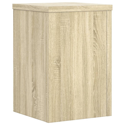 Växtställ 2 st sonoma ek 20x20x30 cm konstruerat trä