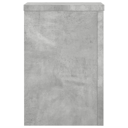 Växtställ 2 st betonggrå 20x20x30 cm konstruerat trä