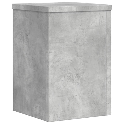 Växtställ 2 st betonggrå 20x20x30 cm konstruerat trä