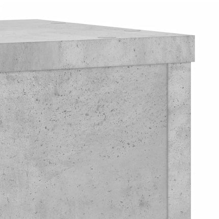 Växtställ 2 st betonggrå 20x20x30 cm konstruerat trä