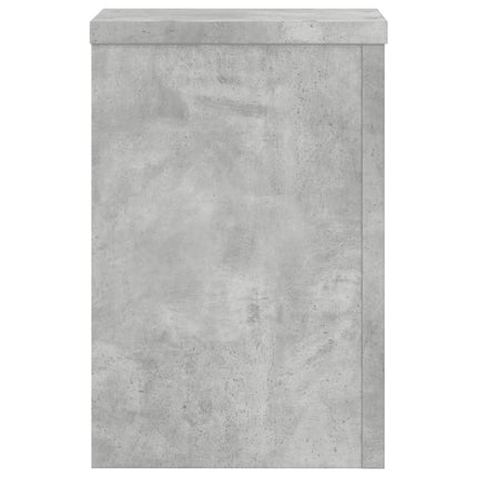 Växtställ 2 st betonggrå 25x25x35 cm konstruerat trä