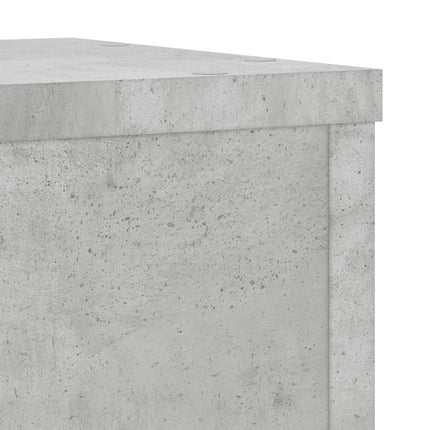 Växtställ 2 st betonggrå 25x25x35 cm konstruerat trä