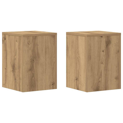 Växtställ 2 st ek 25x25x35 cm konstruerat trä
