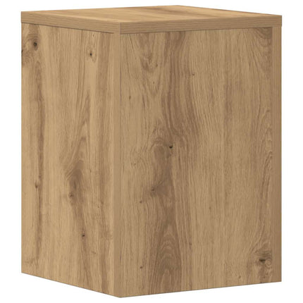 Växtställ 2 st ek 25x25x35 cm konstruerat trä