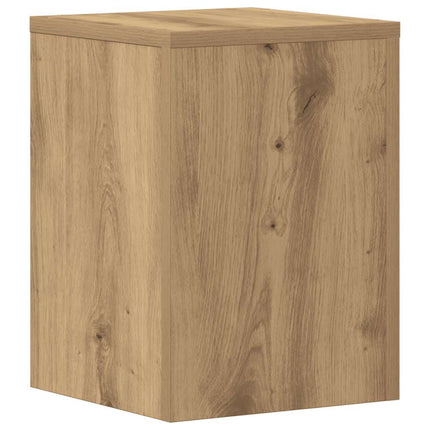 Växtställ 2 st ek 25x25x35 cm konstruerat trä