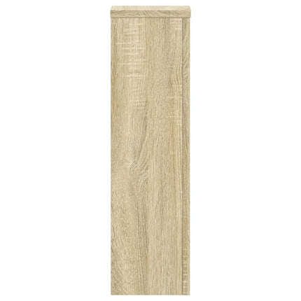 Växtställ 2 st sonoma ek 17x17x60 cm konstruerat trä