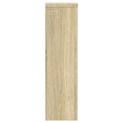 Växtställ 2 st sonoma ek 17x17x60 cm konstruerat trä