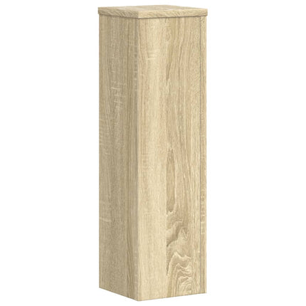 Växtställ 2 st sonoma ek 17x17x60 cm konstruerat trä