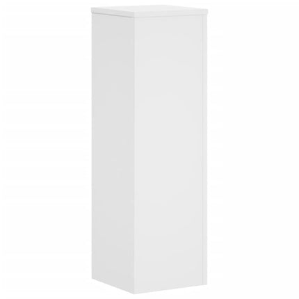 Växtställ 2 st vit 25x25x80 cm konstruerat trä