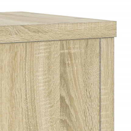 Växtställ 2 st sonoma ek 25x25x80 cm konstruerat trä