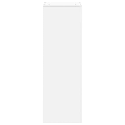 Växtställ vit 33x33x100 cm konstruerat trä