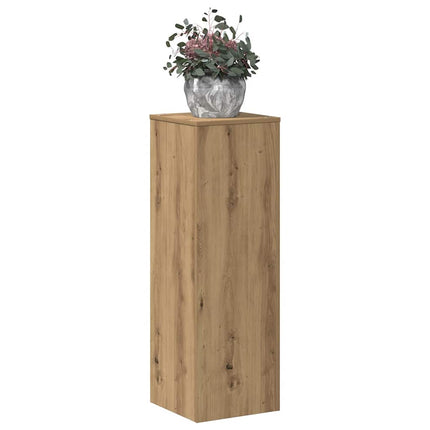 Växtställ ek 33x33x100 cm konstruerat trä