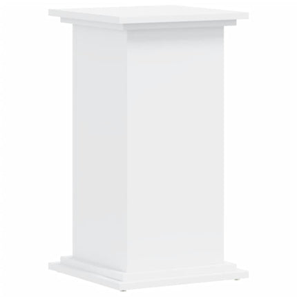 Växtställ vit 33x33x60 cm konstruerat trä